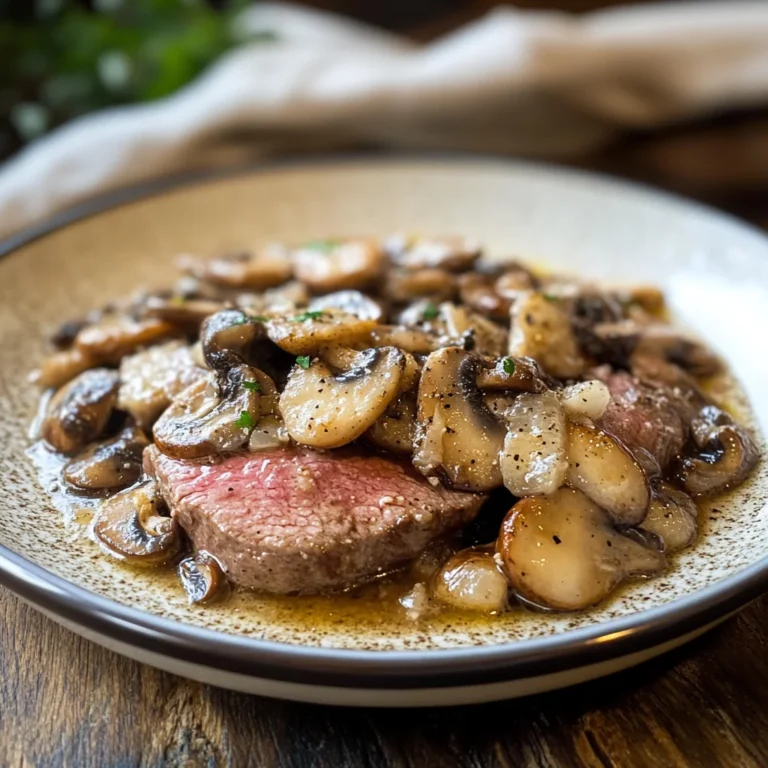 Arista di manzo ai funghi
