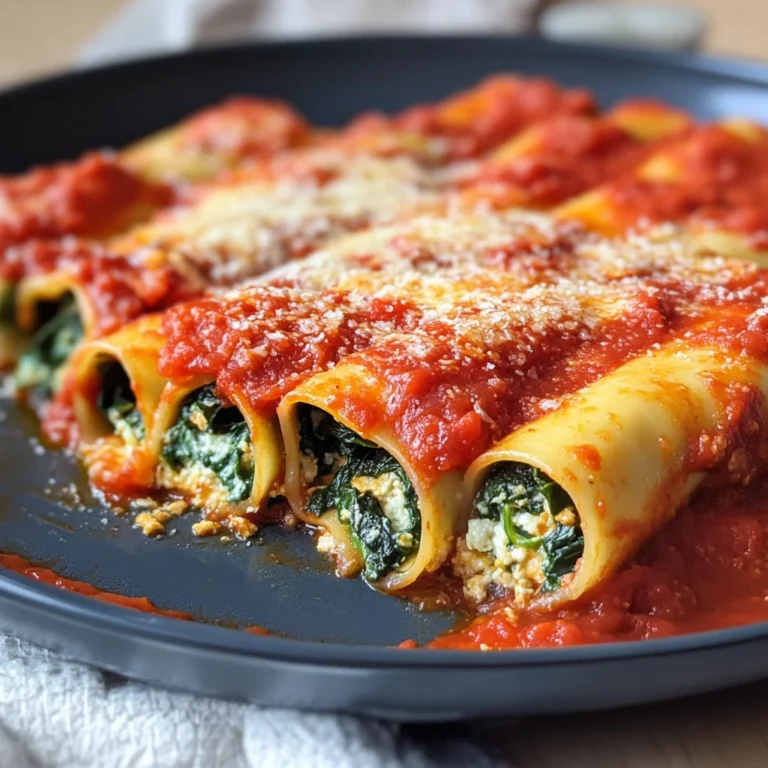 Cannelloni ricotta e spinaci