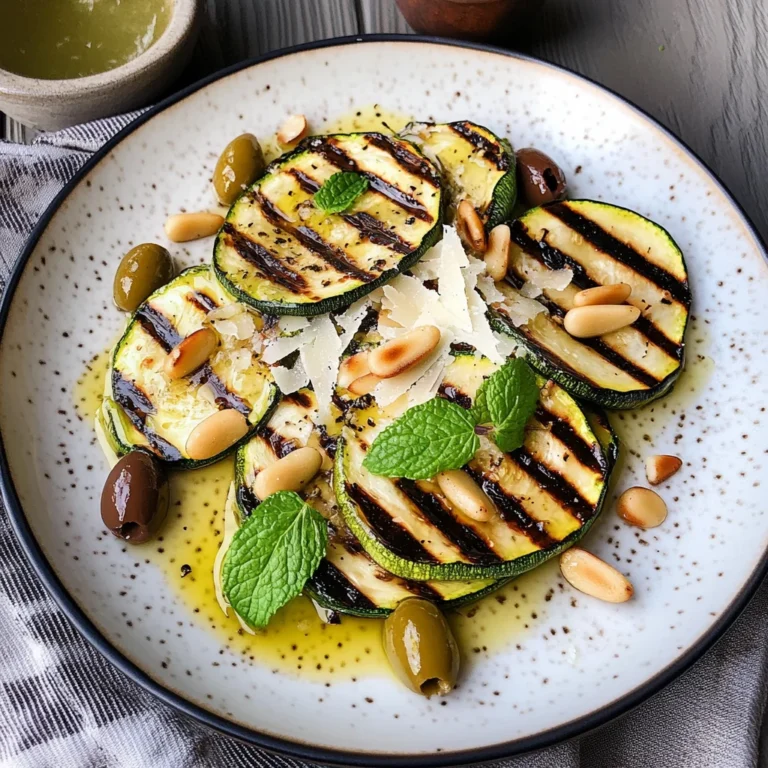 Carpaccio di zucchine.
