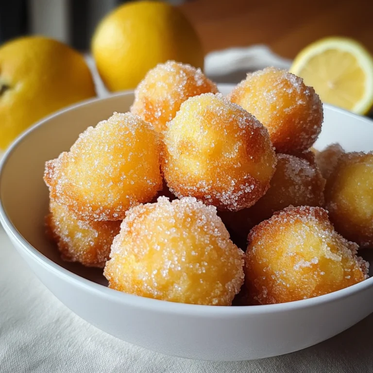 Castagnole al limone
