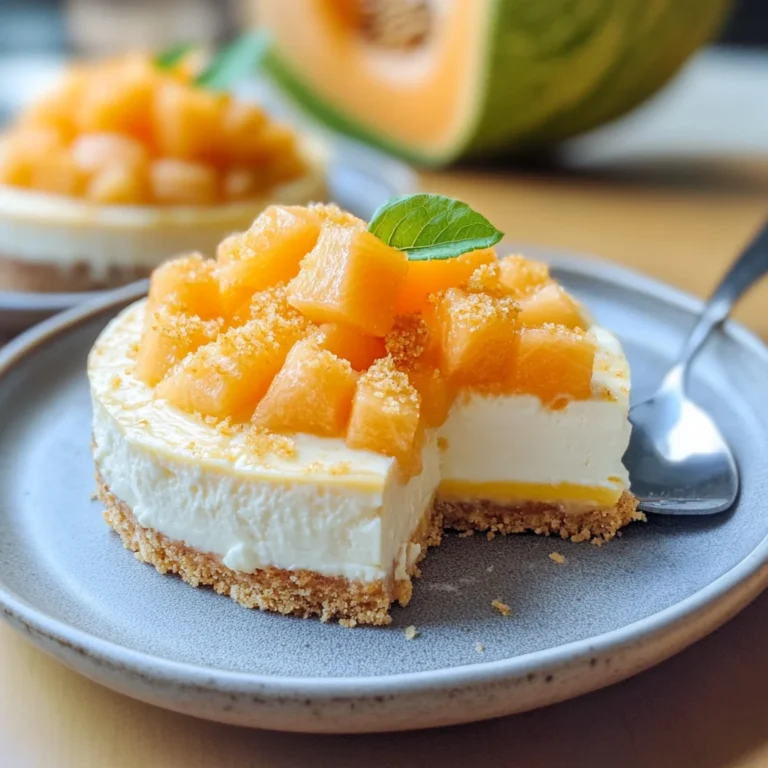 Cheesecake al melone
