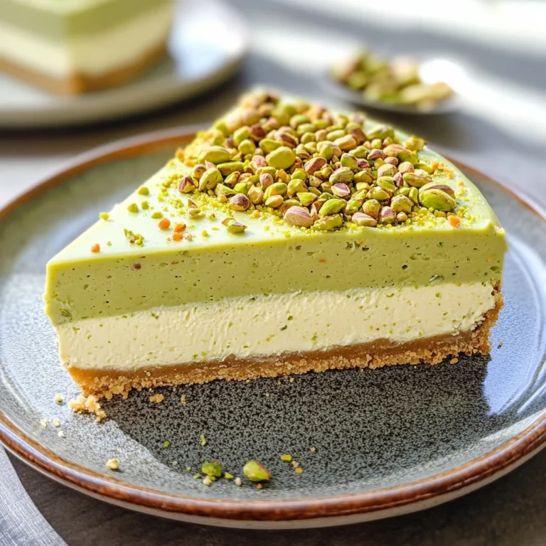 Cheesecake al pistacchio