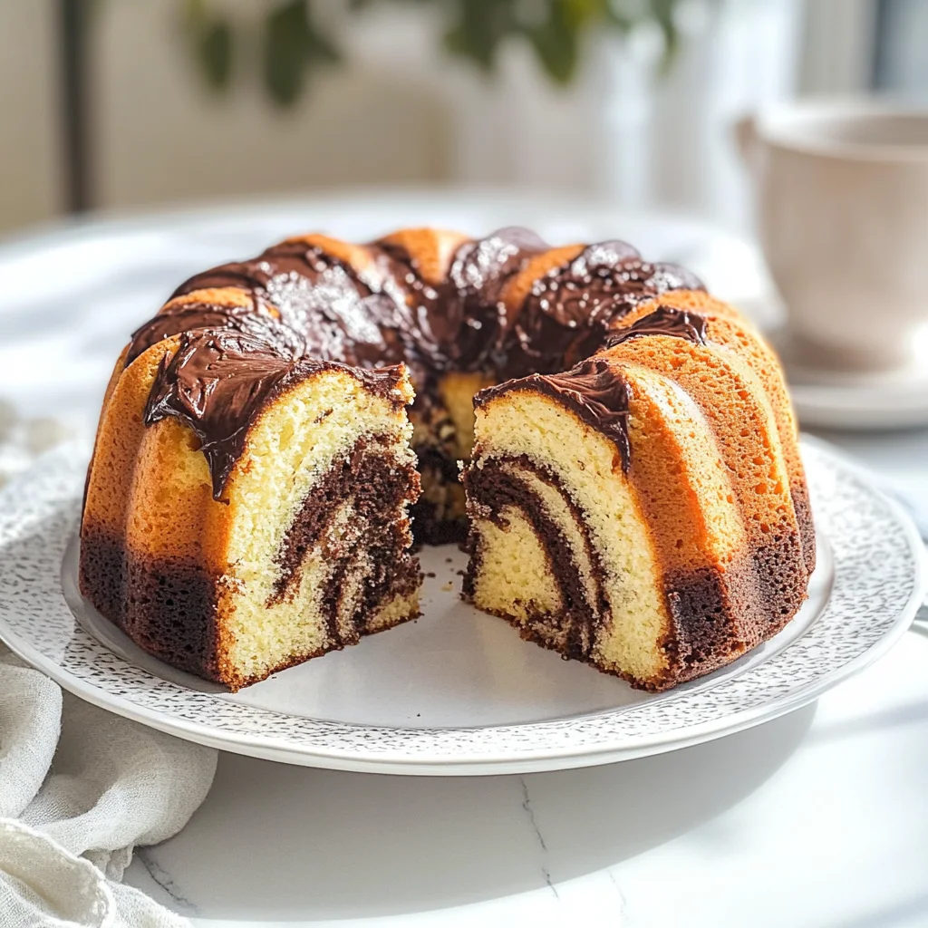 Ciambellone marmorizzato