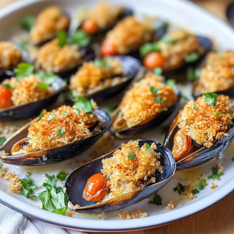 Cozze gratinate