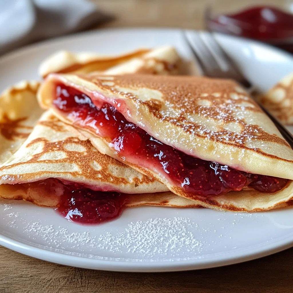 Crepes alla marmellata