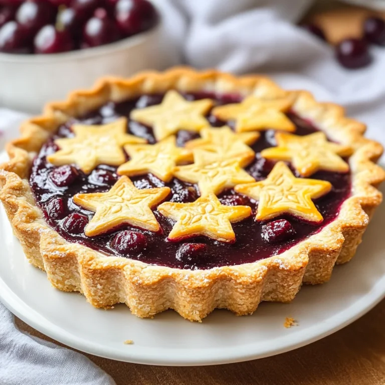 Crostata frangipane con ciliegie