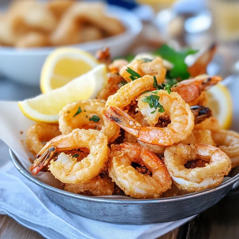 Frittura di totani e gamberi