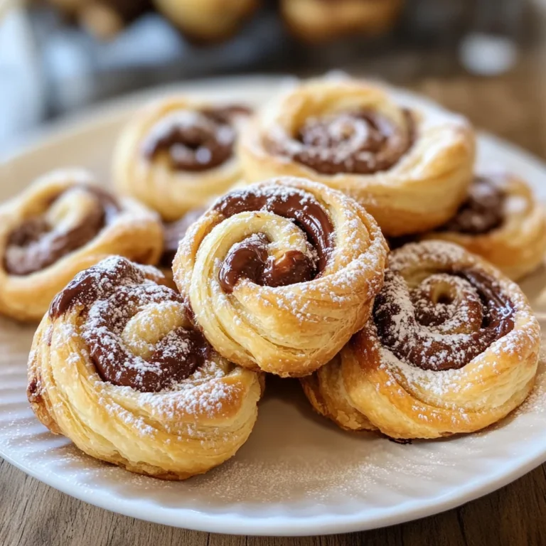 Girelle di sfoglia alla nutella