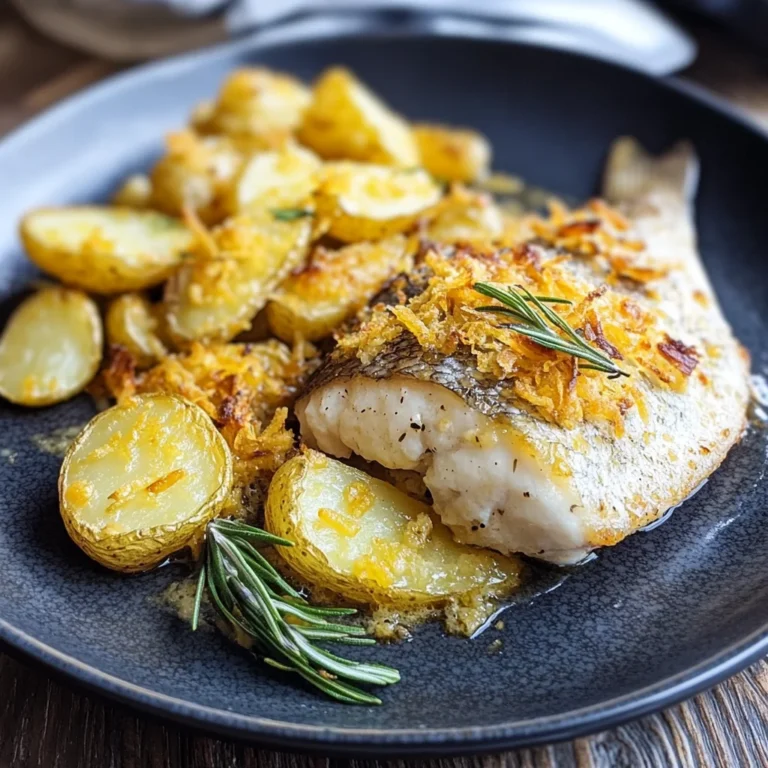 Orata con patate croccanti