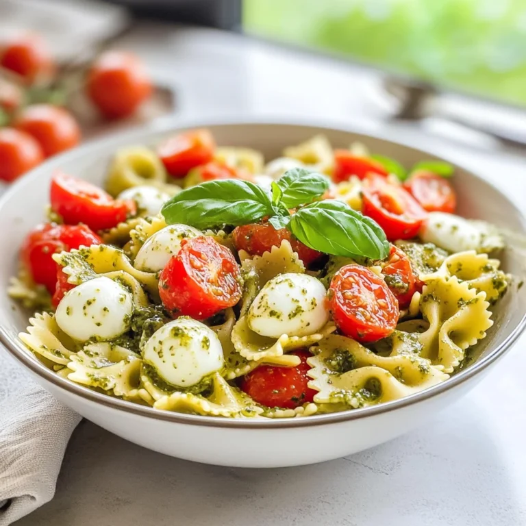 Pasta alla caprese