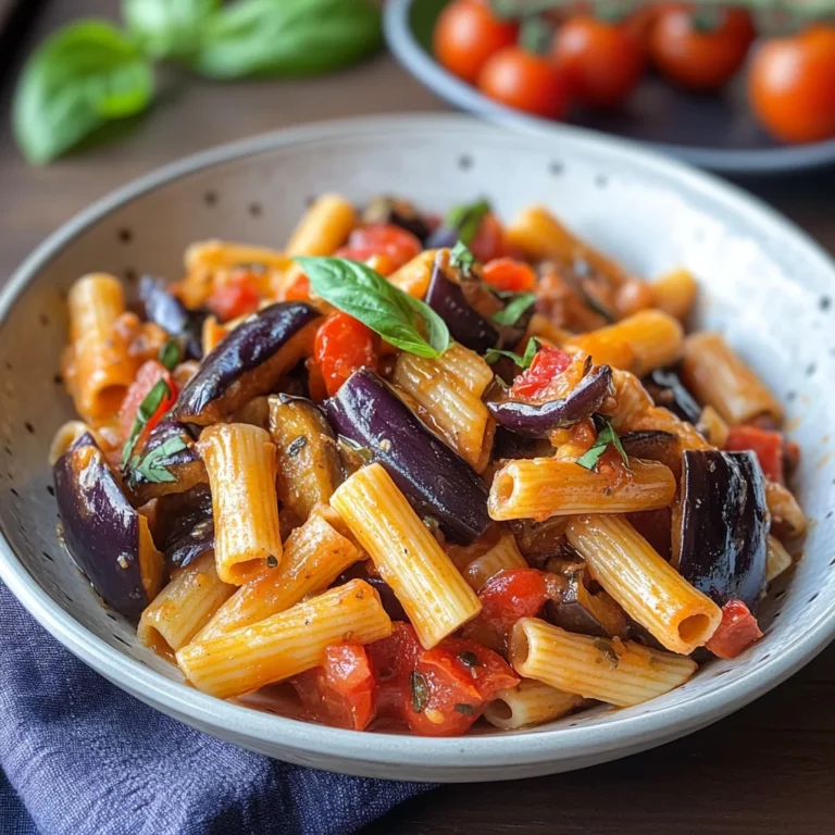 Pasta con le melanzane