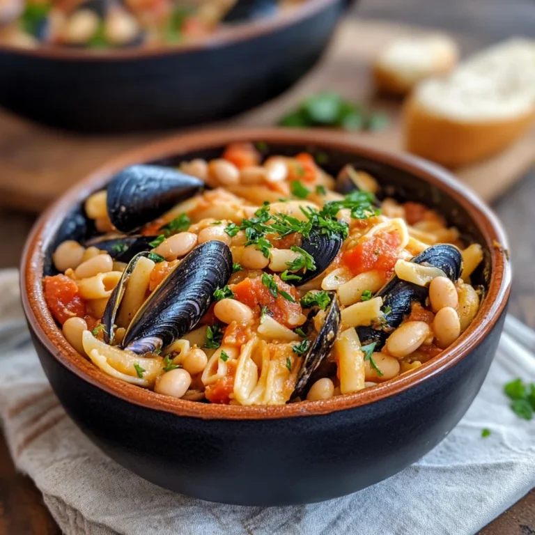 Pasta fagioli e cozze