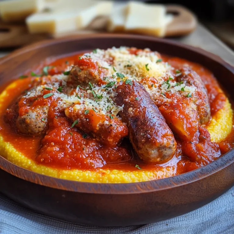 Polenta al sugo con salsiccia e costine