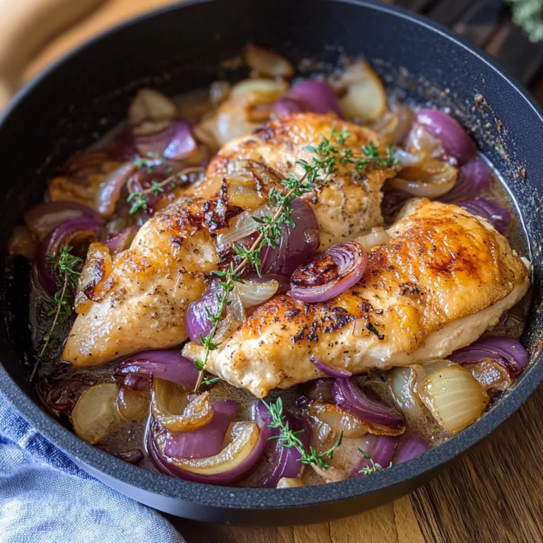 Pollo con cipolle