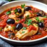 Pollo con pomodoro e olive