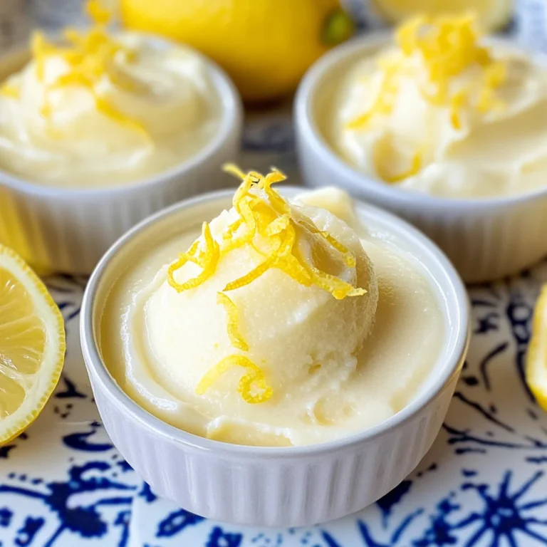 Sorbetto al limone