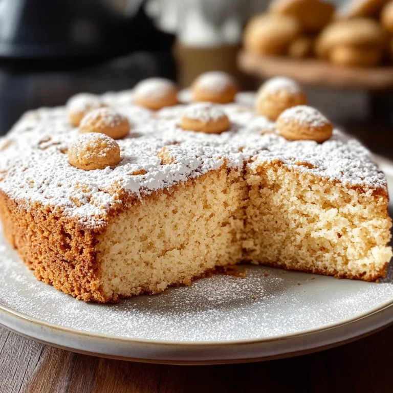 Torta agli amaretti