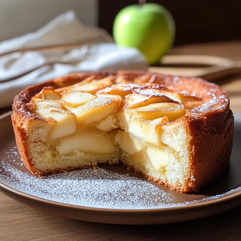 Torta con mele invisibili