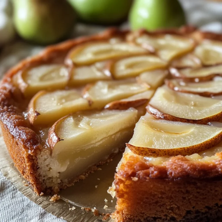 Torta di pere invisibili