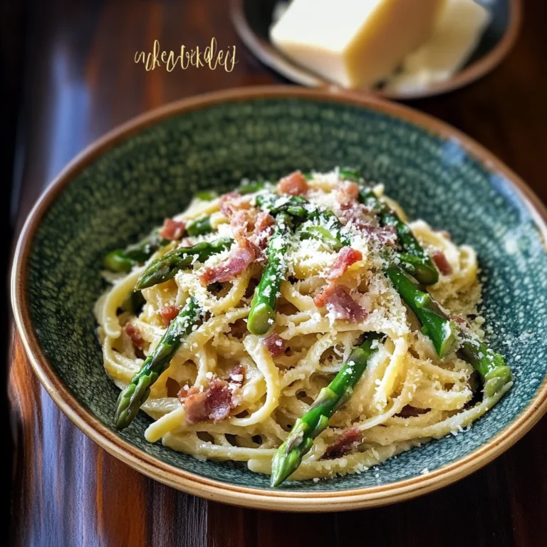 Trofie con asparagi e pancetta di tacchino