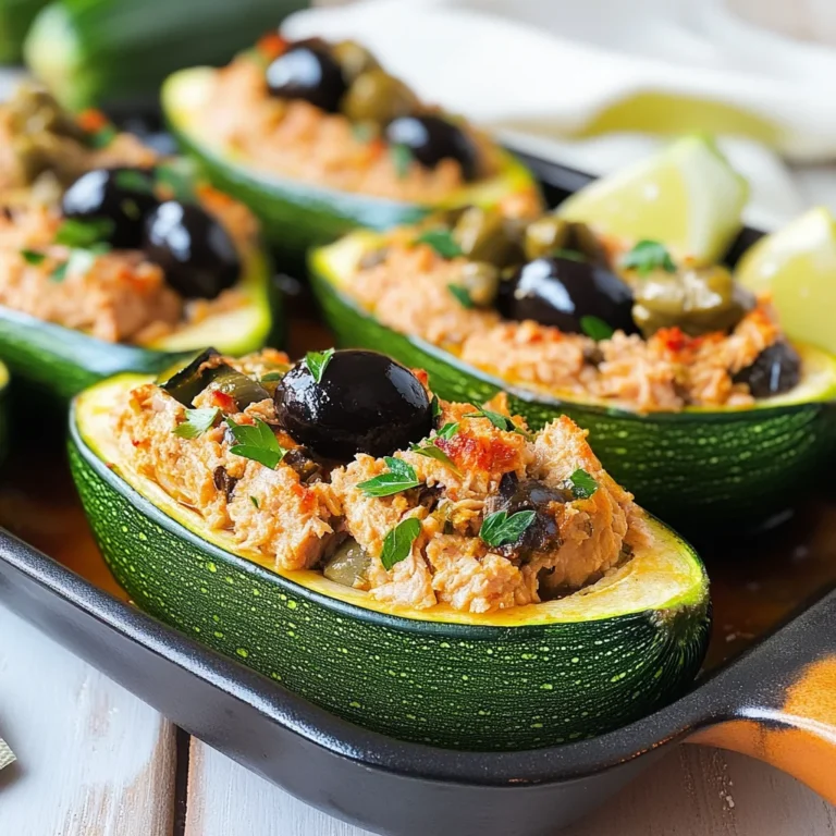Zucchine ripiene di tonno
