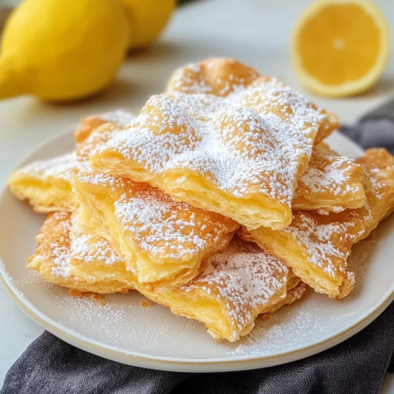 Chiacchiere al limoncello