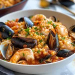 Fregola con frutti di mare