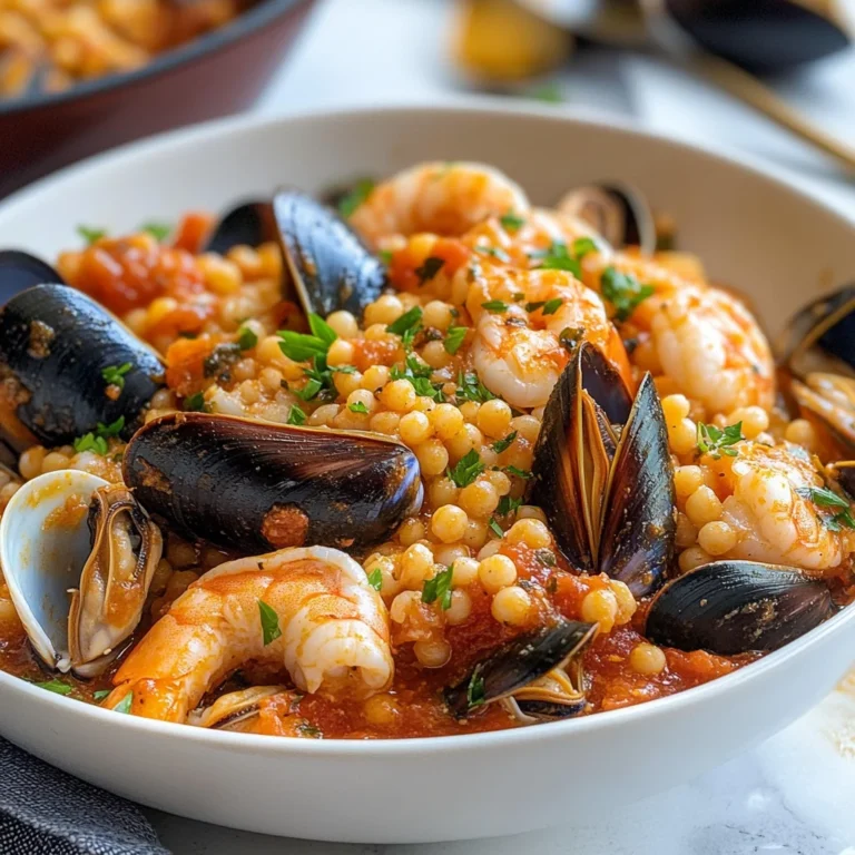 Fregola con frutti di mare