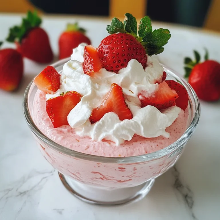 Mousse di fragole e yogurt greco