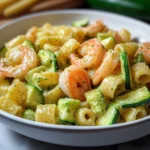 Pasta con gamberi e zucchine