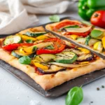 Pizza con verdure grigliate