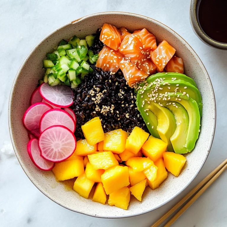 Poke Bowl con riso venere