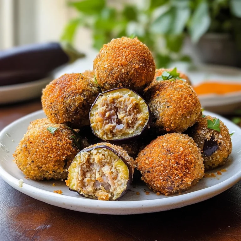 Polpette di melanzane e tonno