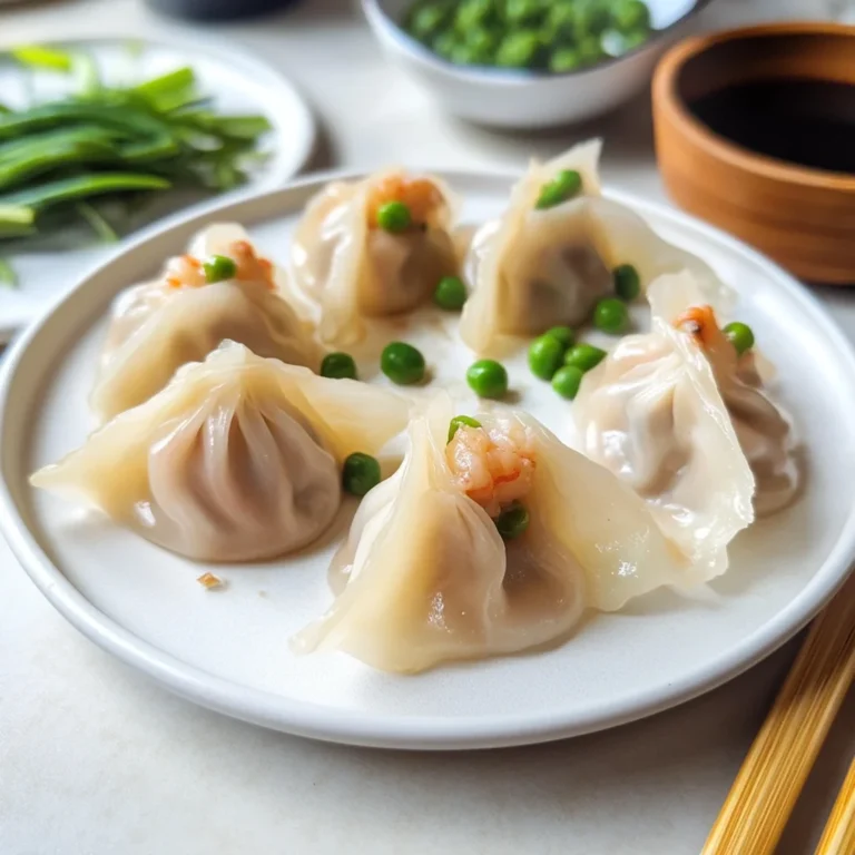 Ravioli di gamberi al vapore