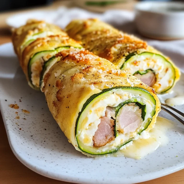 Rotolo con zucchine e prosciutto di pollo