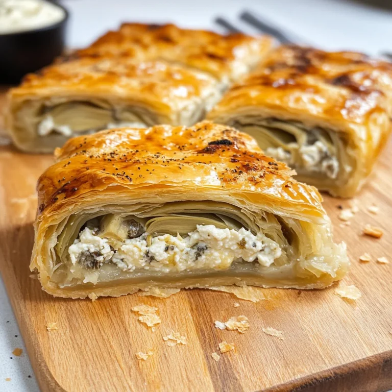 Rustico con carciofi e ricotta