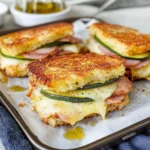 Sandwich di zucchine al forno