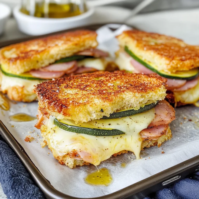 Sandwich di zucchine al forno