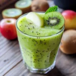 Smoothie mela e kiwi