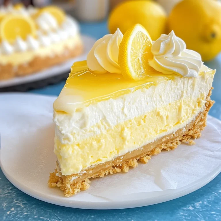 Torta fredda al limone